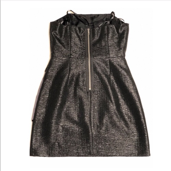 BCBGeneration Textured Mini Black Dress - Picture 2 of 7